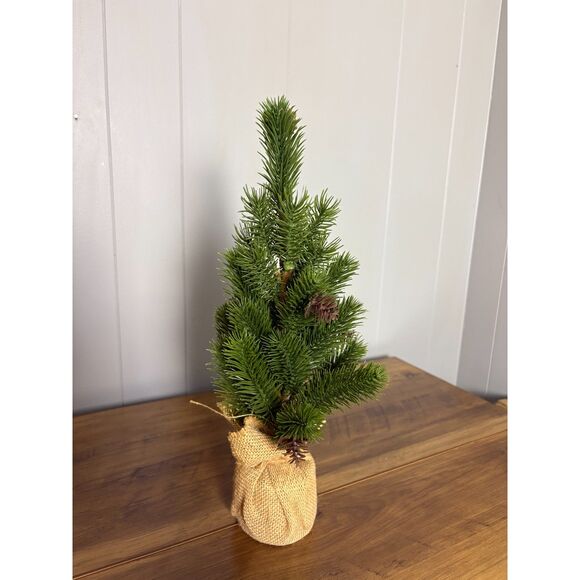 NWOT Faux Pine Tree - Weighted Base - Picture 2 of 6
